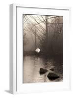 Silvered Morning Pond-Heather Ross-Framed Giclee Print