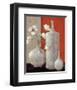 Silverleaf And Poppies II-Janet Kruskamp-Framed Art Print