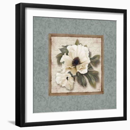 Silversage Flower I-Elizabeth Medley-Framed Art Print