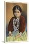 Silversmith's Daughter, Navajo Girl-null-Stretched Canvas