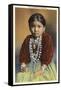 Silversmith's Daughter, Navajo Girl-null-Framed Stretched Canvas