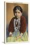Silversmith's Daughter, Navajo Girl-null-Stretched Canvas