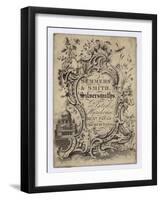 Silversmiths, Summers and Smith, Trade Card-null-Framed Giclee Print