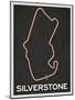 Silverstone Race Course-null-Mounted Poster