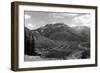 Silverton, Colorado - Aerial View of Town-Lantern Press-Framed Art Print