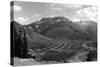 Silverton, Colorado - Aerial View of Town-Lantern Press-Stretched Canvas