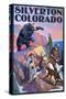 Silverton, Colorado - Hunting Scene, c.2009-Lantern Press-Stretched Canvas