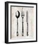 Silverware I-Sabine Berg-Framed Art Print