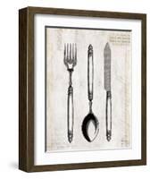 Silverware II-Sabine Berg-Framed Art Print