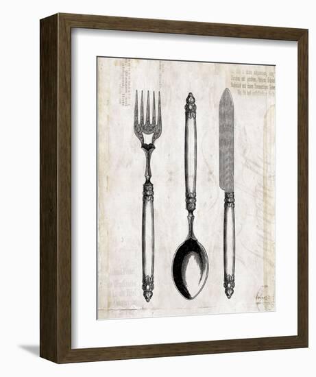 Silverware II-Sabine Berg-Framed Art Print