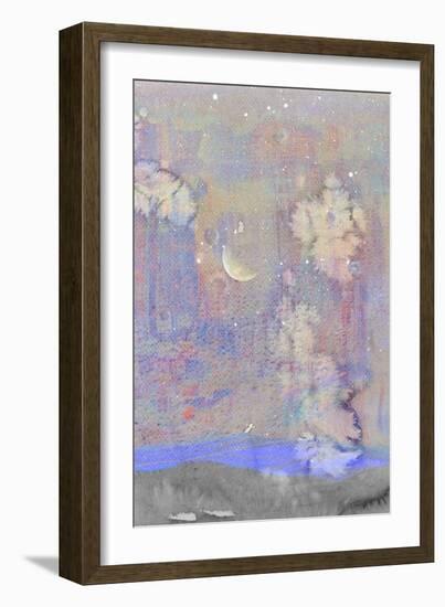 Silvery Moon I-Alicia Ludwig-Framed Art Print