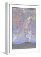 Silvery Moon II-Alicia Ludwig-Framed Art Print