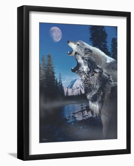 Silvery Moon-Gordon Semmens-Framed Photographic Print
