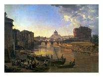 New Rome, Castel Sant'Angelo, 1823-Silvester Shchedrin-Mounted Art Print