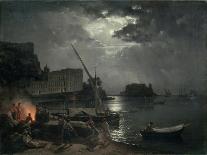 View of Naples in Moonlight, 1829-Silvestr Fedosievich Shchedrin-Framed Giclee Print