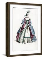 Silvia costume - dated-Maurice Sand-Framed Giclee Print