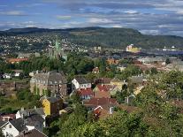 City Skyline with Cathedral and Mollenberg, Trondheim, Norway, Scandinavia, Europe-Simanor Eitan-Photographic Print