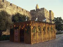 Western or Wailing Wall, with the Gold Dome of the Rock, Jerusalem, Israel-Simanor Eitan-Framed Photographic Print