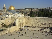 Dome of the Rock and Temple Mount from Mount of Olives, Jerusalem, Israel, Middle East-Simanor Eitan-Photographic Print