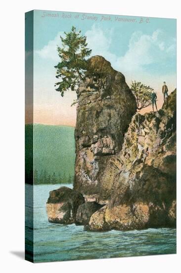 Simash Rock, Stanley Park, British Columbia-null-Stretched Canvas