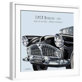 Simca Beaulieu 1957-Eduardo Escarpizo-Framed Art Print