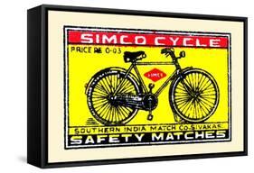 Simco Cycle-null-Framed Stretched Canvas