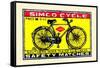 Simco Cycle-null-Framed Stretched Canvas