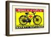 Simco Cycle-null-Framed Art Print