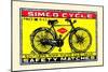 Simco Cycle-null-Mounted Art Print