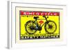 Simco Cycle-null-Framed Art Print