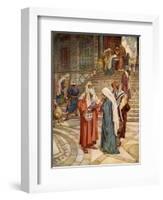 Simeon the righteous - Bible-William Brassey Hole-Framed Giclee Print