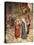 Simeon the righteous - Bible-William Brassey Hole-Stretched Canvas