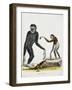 Simia Longimana (Hylobates Lar) or White-Handed Gibbon from Mammals from Illustrations of Nature wi-null-Framed Giclee Print