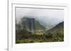 Simien Mountain in morning mist, Ethiopia-Keren Su-Framed Photographic Print