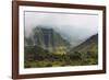 Simien Mountain in morning mist, Ethiopia-Keren Su-Framed Photographic Print