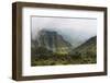 Simien Mountain in morning mist, Ethiopia-Keren Su-Framed Photographic Print