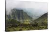 Simien Mountain in morning mist, Ethiopia-Keren Su-Stretched Canvas