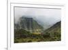 Simien Mountain in morning mist, Ethiopia-Keren Su-Framed Photographic Print