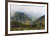 Simien Mountain in morning mist, Ethiopia-Keren Su-Framed Photographic Print