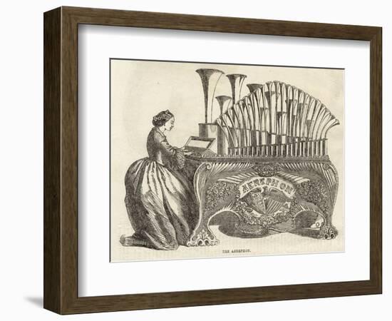 Similar to the Calliope This American Instrument is Basically an Organ-null-Framed Art Print
