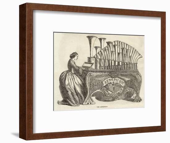 Similar to the Calliope This American Instrument is Basically an Organ-null-Framed Art Print