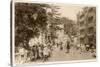 Simla: Street Scene Outside the Hotel Cecil-null-Stretched Canvas