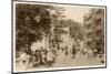 Simla: Street Scene Outside the Hotel Cecil-null-Mounted Photographic Print