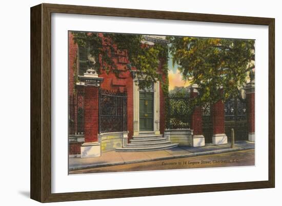 Simmons-Edwards House, Charleston-null-Framed Premium Giclee Print