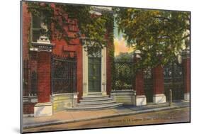 Simmons-Edwards House, Charleston-null-Mounted Premium Giclee Print