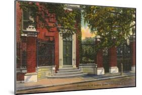 Simmons-Edwards House, Charleston-null-Mounted Art Print