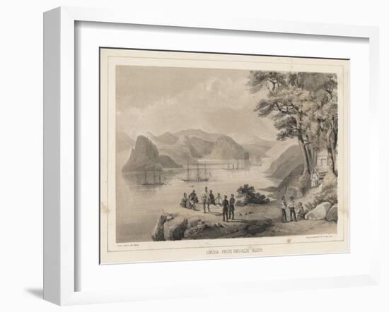 Simoda from Vandalia Bluff, 1855-Wilhelm Joseph Heine-Framed Giclee Print