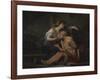 Simon and Pero, Roman Charity, c.1767-Jean Baptiste Greuze-Framed Giclee Print