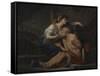 Simon and Pero, Roman Charity, c.1767-Jean Baptiste Greuze-Framed Stretched Canvas