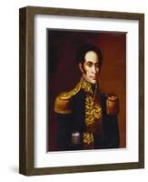 Simon Bolivar, 1825-Antonio Salas-Framed Giclee Print